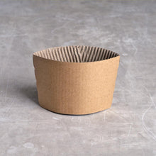 Load image into Gallery viewer, Recycled paper coffee sleeve 